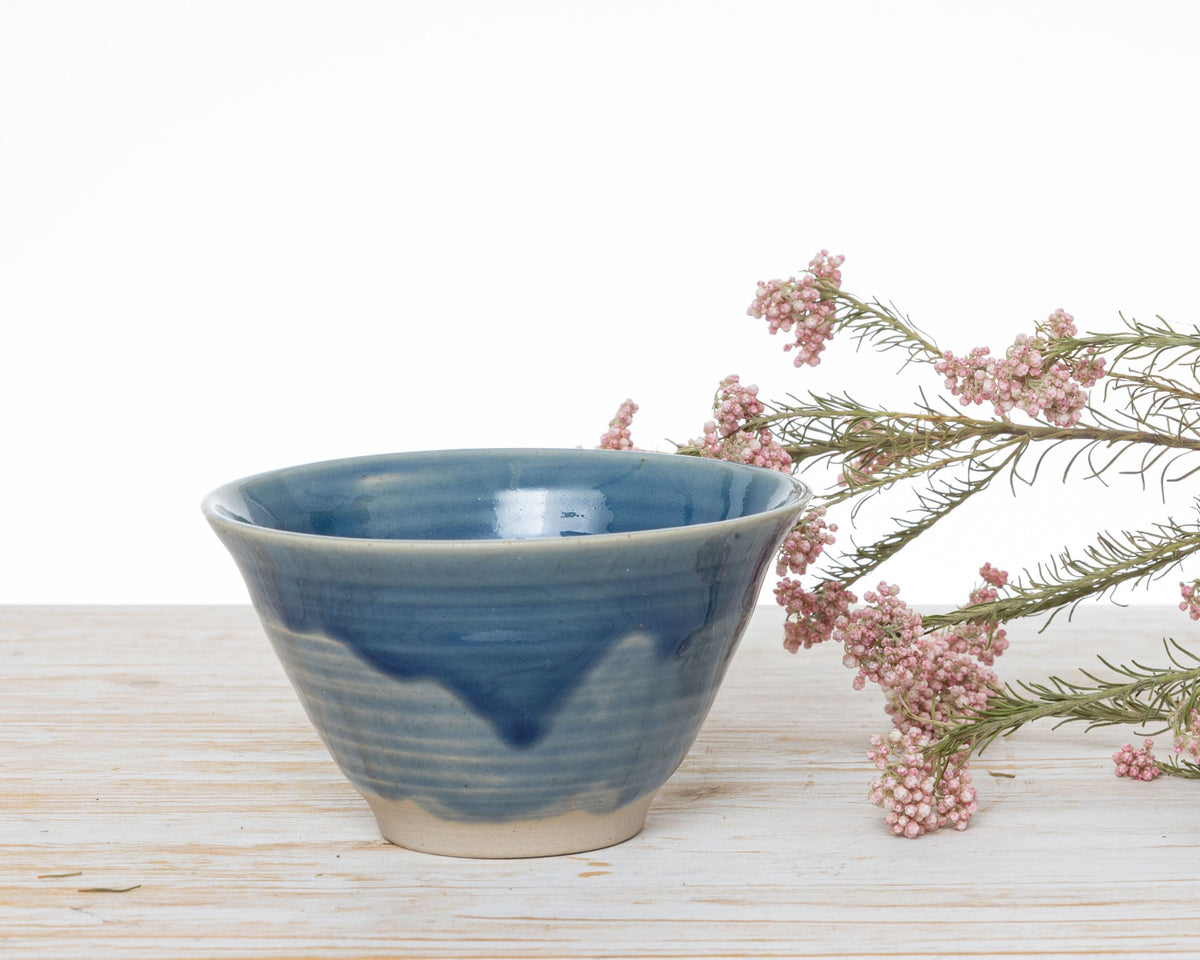 Ciotola Giapponese Artigianale – Blu Intenso Gres - AUTHENTICO CERAMICS