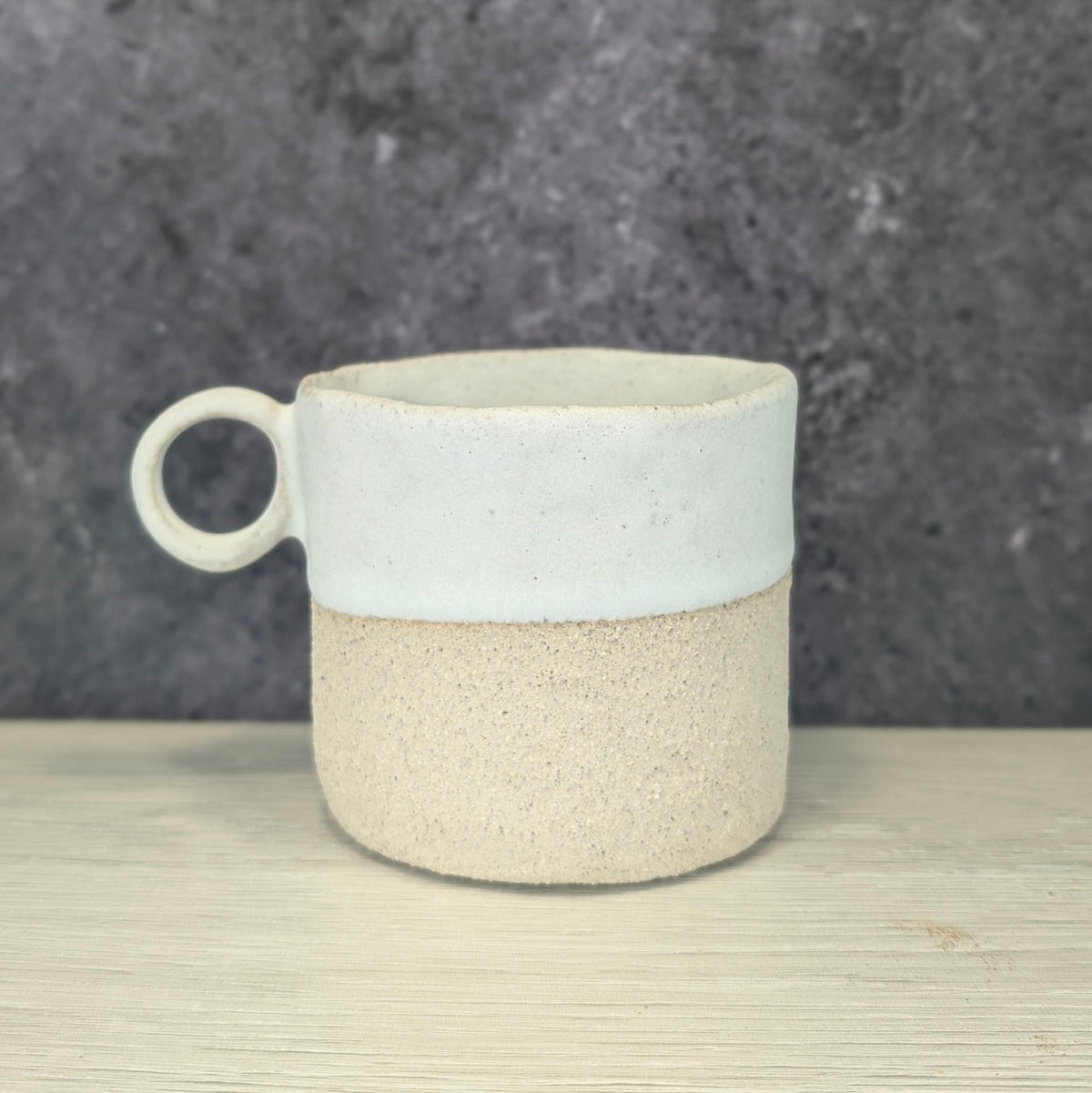 Tazza Beige in Ceramica Artigianale – Handmade - AUTHENTICO CERAMICS